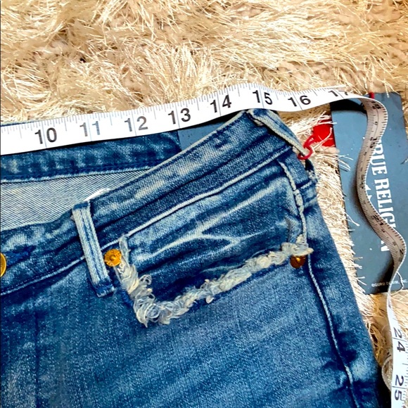 NWT True Religion cropped Cobra beaded hem 28 - Picture 12 of 12